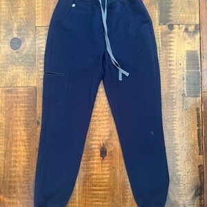 FIGS Women’s Navy High Waisted Zamora Jogger Scrub Pants